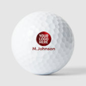 Balles De Golf Golfers Logo Mark & Name (Recto)