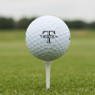 Balles De Golf Golfeur cadeau Monogram classique