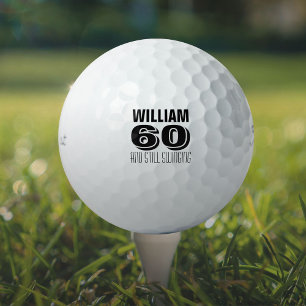 Balles De Golf Golfeur d'anniversaire personnalisé toujours en sw