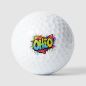Balles De Golf golfeur de l'Ohio (Recto)