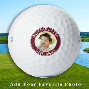 Balles De Golf Golfeur moderne Meilleur Papa Par Photo personnali