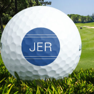 Balles De Golf Golfeur personnalisé avec initiales monogrammées e