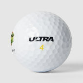 Balles De Golf Golfeuse thème pour les amateurs de chats mariée d (Logo)