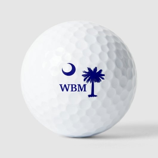 Balles De Golf Golfiste de Caroline du Sud (Recto)