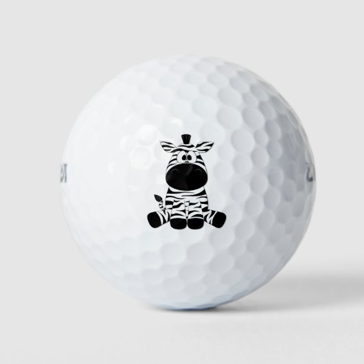 Balles De Golf Goofy Zebra (Devant)