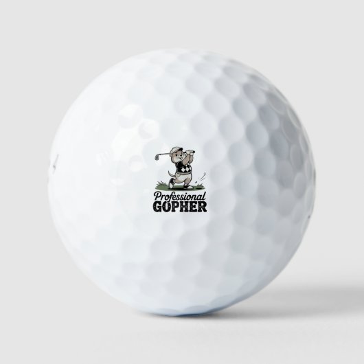 Balles De Golf Gopher professionnel - (Devant)