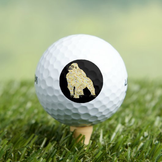 BALLES DE GOLF GORILLA BLING (T-shirt Insitu)