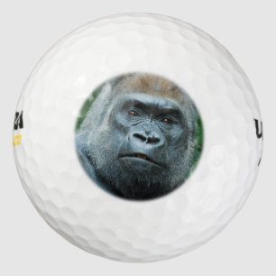 Balles De Golf Gorille perplexe