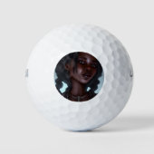 Balles De Golf Goth fille noire mignonne (Devant)