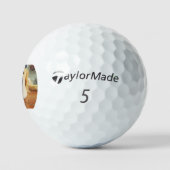 Balles De Golf gr couché à plat de près (Logo)