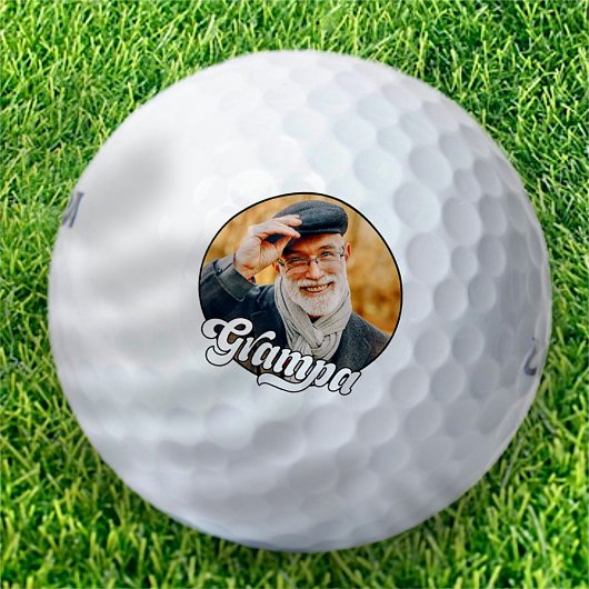 Balles De Golf Grampa Retro Vintage Amusement simple