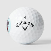 BALLES DE GOLF GRAND DRAGON ROUGE (Logo)