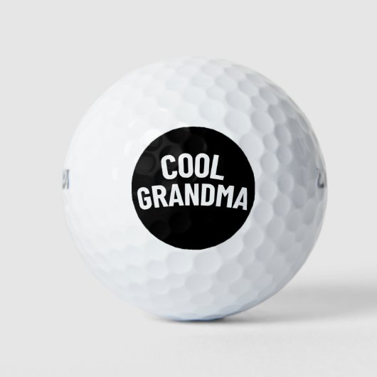 Balles De Golf Grand-mère cool (Devant)