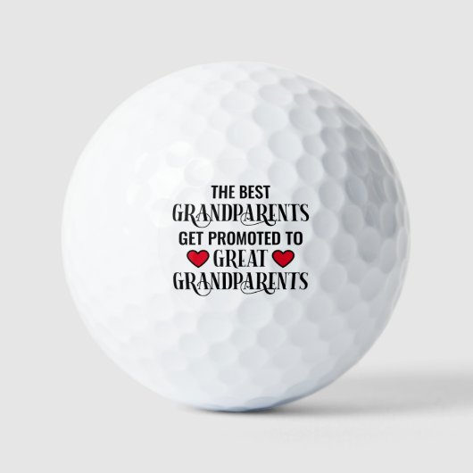 Balles De Golf Grand-parents Promotion aux grands-parents (Recto)