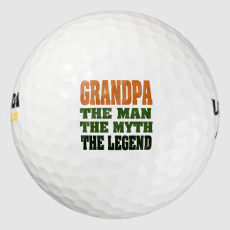 Balles De Golf Grand-père l'homme, le mythe, la légende