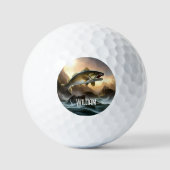 Balles De Golf Grande truite dans les rapides (Recto)