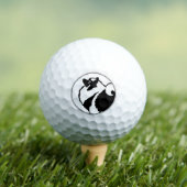 Balles De Golf Graphiques Keeshond - Art de chien original mignon (T-shirt Insitu)