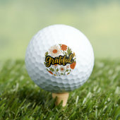 Balles De Golf Grateful Patch Floral Automne (T-shirt Insitu)