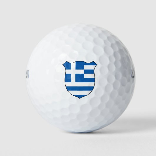 Balles De Golf Grèce Drapeau Grand Patriotique (Devant)