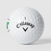 Balles De Golf Green Classic Varsity Graduate Class Cadeau (Logo)