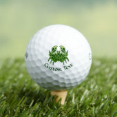Balles De Golf Green crab Celtic Knot (T-shirt Insitu)