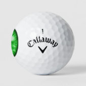 Balles De Golf Green Eye Funny Golf Balls (Logo)