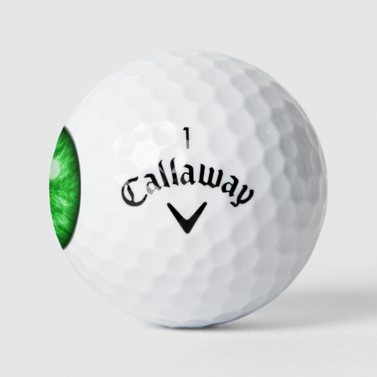 Balles De Golf Green Eye Funny Golf Balls (Logo)