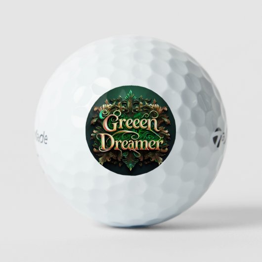 Balles De Golf "Greenify Your Life" (Recto)