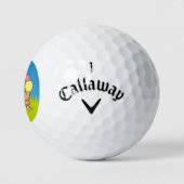 Balles De Golf Grenouille à crème glacée (Logo)