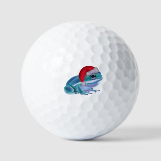 Balles De Golf grenouille de Noël (Recto)