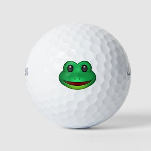 Balles De Golf Grenouille - Emoji (Devant)