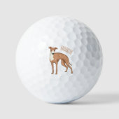 Balles De Golf Greyhound dog (Recto)