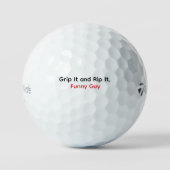 Balles De Golf Grip It & Rip It - Funny Golf Ball Cadeau (Recto)