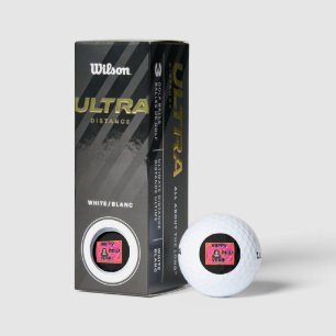 Balles De Golf Gris Jour De L'An Wis Golf Balls