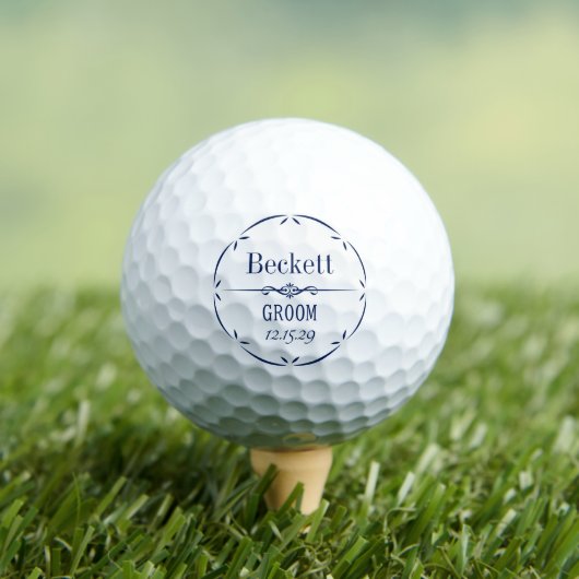 Balles De Golf Groom Personalized (T-shirt Insitu)