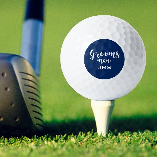 Balles De Golf Groomsman Mariage personnalisé Favoriser Monogramm