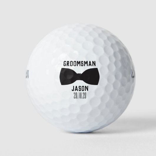 Balles De Golf Groomsmen Wedding Party Cadeau Golf Balls (Devant)
