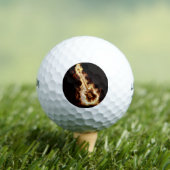BALLES DE GOLF ***GUITARE FLAMING*** GOLF BALL (T-shirt Insitu)