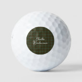Balles De Golf Gunn Patiné Original Scottish Tartan (Devant)
