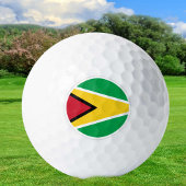 Balles De Golf Guyana Golf Balls, Guyana Flag Golfers / Patriotes