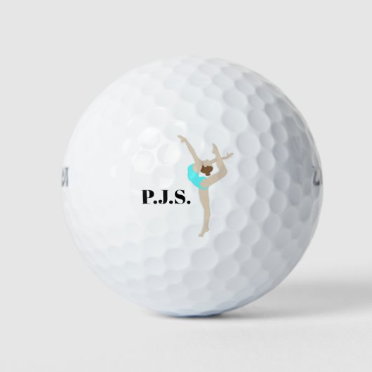 Balles De Golf Gymnaste féminine (Devant)