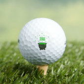 Balles De Golf Halloween Cauldron et Bubbling Green Brew (T-shirt Insitu)