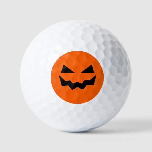 Balles De Golf Halloween citrouille (Recto)