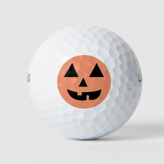Balles De Golf Halloween citrouille (Devant)