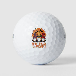 Balles De Golf Halloween Noël Joyeux HalloMerciMas Gnomes