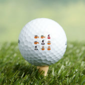 Balles De Golf Halloween Owl Pumkin (T-shirt Insitu)