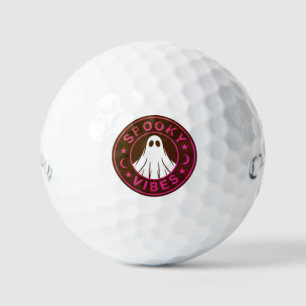 Balles de Golf Halloween Spooky Vibes Cadeau de