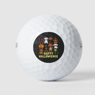 Balles De Golf Hallowiener Éffrayant Halloween Chien Weiner