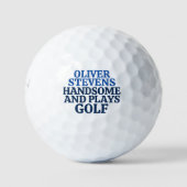 Balles De Golf Handsome and Plays Golf / Amusant (Devant)