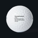 Balles De Golf Hanoukka Miracle Funny Chanukah Juif Définition<br><div class="desc">Hanoukka,  juif,  juif,  chanoukah,  dreidel,  cadeau,  anniversaire,  super,  noël,  menorah</div>